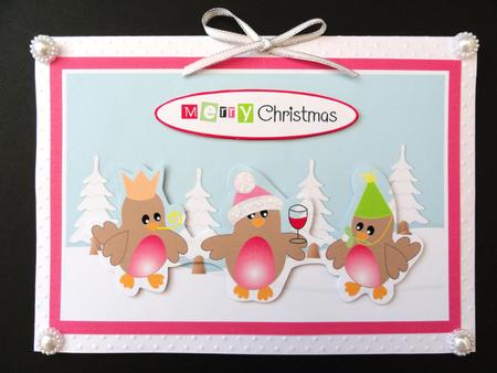 Jolly Robins Christmas Topper by Valerie Spowart