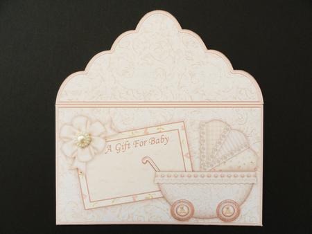 New Baby Pram Money Wallet Gift Voucher Envelope by Valerie Spowart