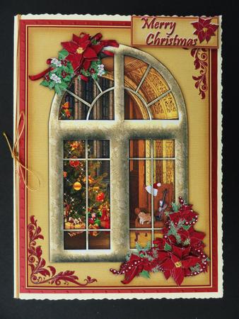 Through the Festive Window by Valerie Spowart