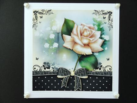 The Gift of a Cream Rose by Valerie Spowart