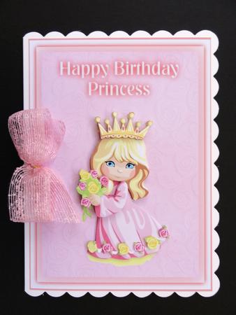Little Princess Birthday Topper & Decoupage by Valerie Spowart