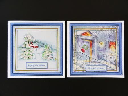 Vintage Christmas Toppers by Valerie Spowart