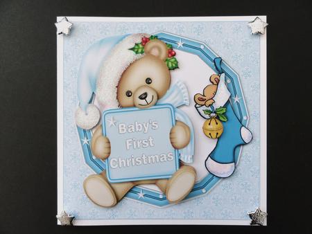 Baby Boys First Christmas by Valerie Spowart