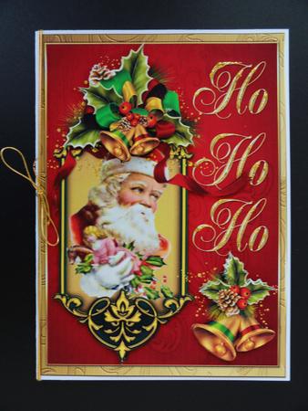 Ho Ho Ho Vintage Santa by Valerie Spowart