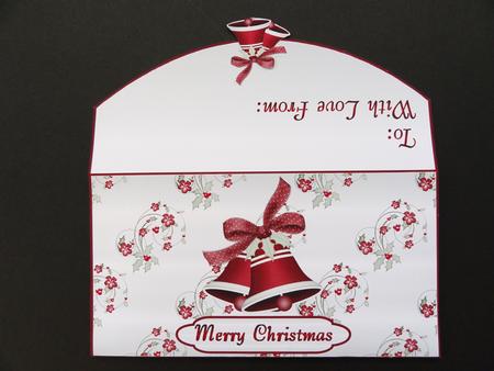 Christmas Bells Money and Gift Voucher Wallet by Valerie Spowart