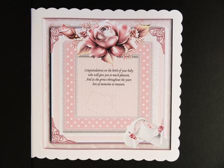 Insert to Compliment Baby Girl Booties by Valerie Spowart