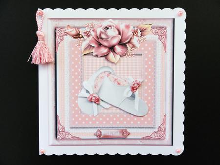 Beautiful Baby Girl Booties Topper by Valerie Spowart