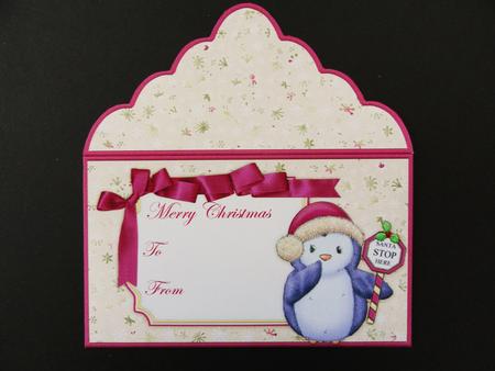 Christmas Money Wallet Santa Stop Here by Valerie Spowart