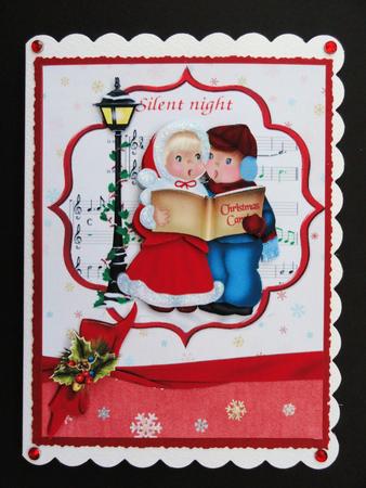 Christmas Carolers by Valerie Spowart