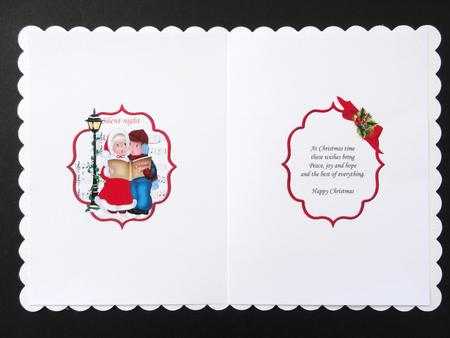 Christmas Carolers Insert by Valerie Spowart