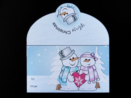 Chilly in Love Christmas Money Wallet by Valerie Spowart