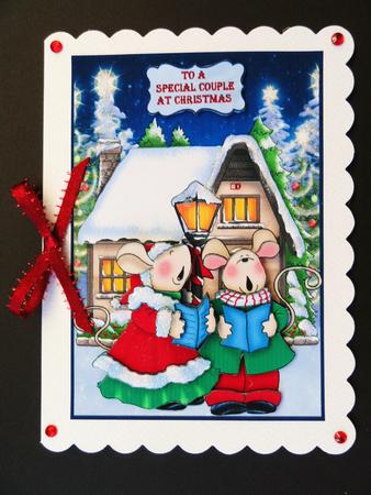 House Mouse Carollers by Valerie Spowart