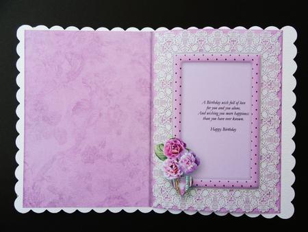 Lacy Lovelies A5 - Flowers and Butterflies Insert by Valerie Spowart