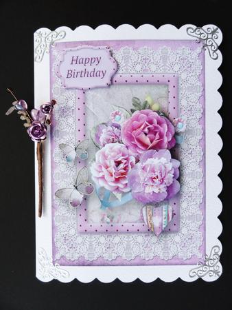 Lacy Lovelies A5 - Flowers and Butterflies by Valerie Spowart