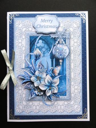Lacy Lovelies A5 - Christmas Florals by Valerie Spowart