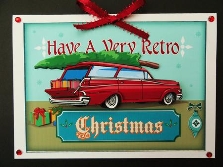 Retro Christmas by Valerie Spowart
