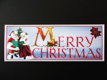 Mr. & Mrs. Clause Topper with Insert and Verse by Valerie Spowart