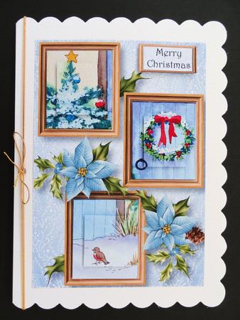 The Christmas Cottage Door Frame Trio by Valerie Spowart