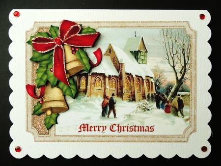 Vintage Christmas Shaped Topper by Valerie Spowart