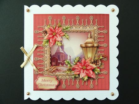 Lacy Lovelies 7" x 7" - Christmas Lantern by Valerie Spowart