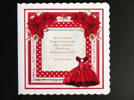 Insert to Compliment the Red Christmas Dress by Valerie Spowart