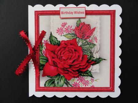 Anniversary and Birthday Rose Petal Stacker by Valerie Spowart