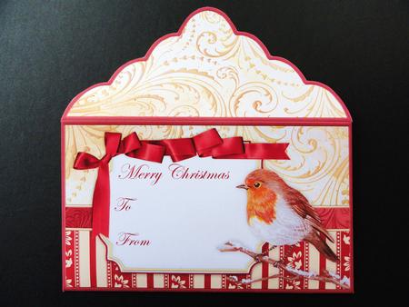 Christmas Robin Christmas Money Wallet Envelope by Valerie Spowart
