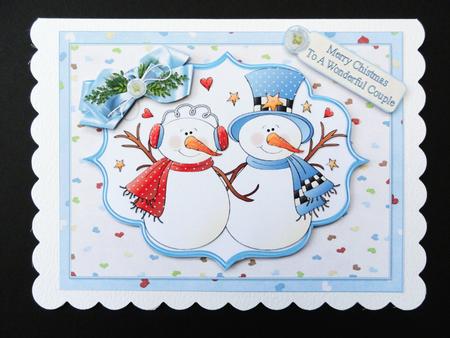 Merry Christmas from the Two of Us Quick Card by Valerie Spowart