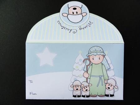 Nativity Andy Christmas Money Wallet by Valerie Spowart
