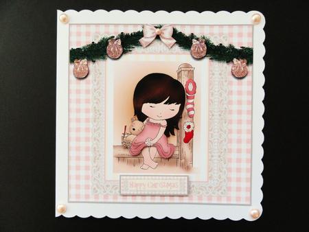 Cute Waiting for Santa Quick Topper by Valerie Spowart