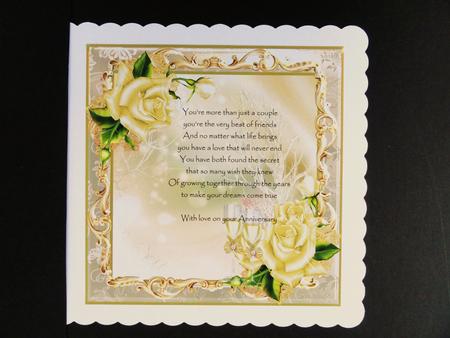 Insert to Compliment Champagne Happy New Year by Valerie Spowart