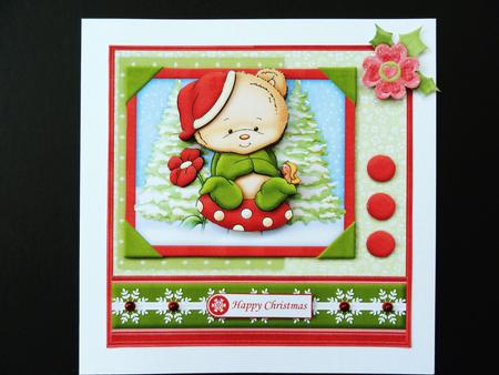 Have Yourself a Beary Merry Christmas 8x8 Mini Kit by Valerie Spowart