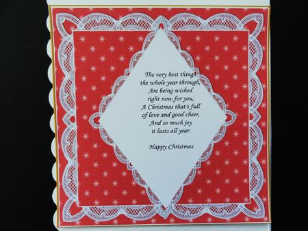 Dred Flake D.diamond 7in x 7in Square Insert Panel Sheet by Valerie Spowart