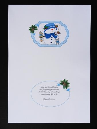 Snowman Choir Insert by Valerie Spowart