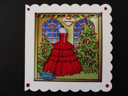 Stunning Red Dress for Christmas Sbs by Valerie Spowart