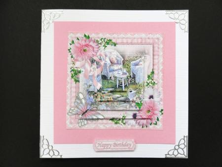 Afternoon Tea with Flowers Pyramid by Valerie Spowart