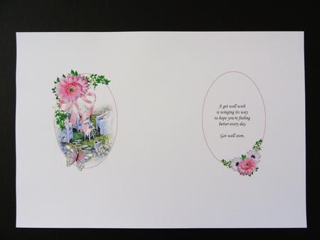 Afternoon Tea with Flowers Pyramid Insert by Valerie Spowart