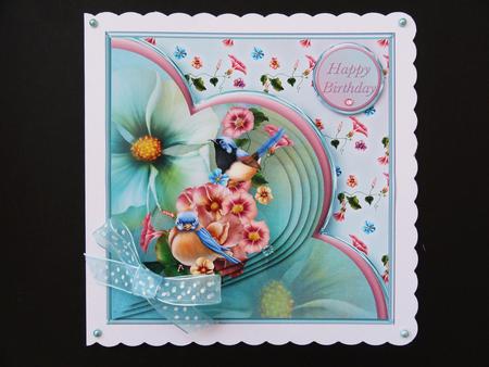Two Little Birds Teardrop Pyramid Card Mini Kit by Valerie Spowart