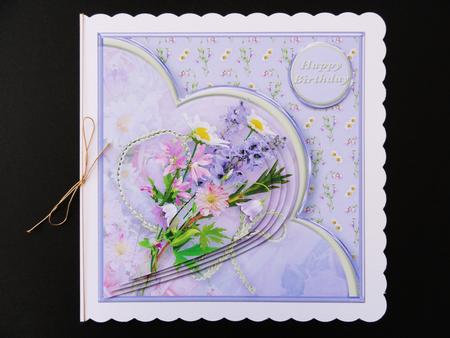 Wild Flowers Teardrop Pyramid Card Mini Kit by Valerie Spowart
