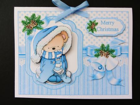 Snuggle Bear Christmas by Valerie Spowart
