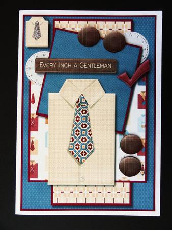 Male Card Every Inch a Gentleman by Valerie Spowart