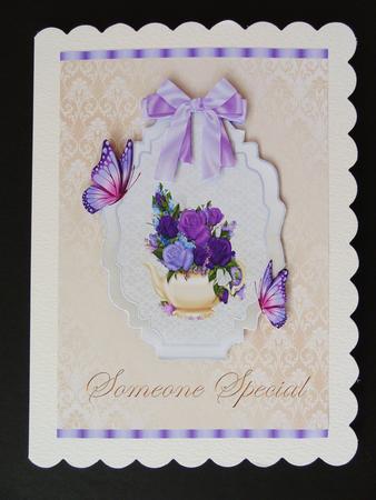 Someone Special in Mauve by Valerie Spowart