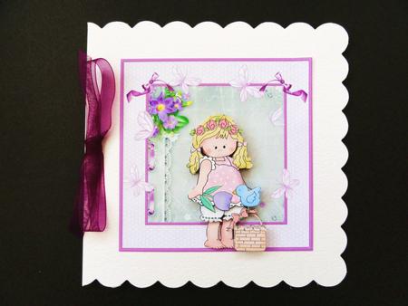 Beth Loves Easter Card with Decoupage by Valerie Spowart