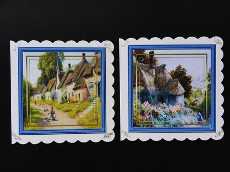 Village Life Toppers and Sentiment Tags by Valerie Spowart