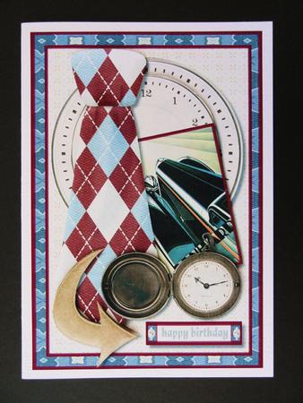 Male Card Necktie by Valerie Spowart