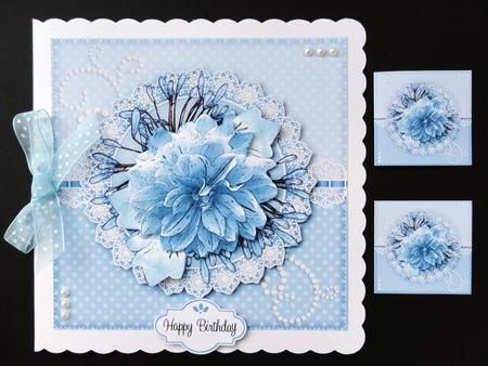 8x8 Bouquet & Lace a Touch of Elegance Mini Kit 3D Decoupage by Valerie Spowart