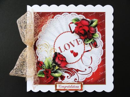 Valentine or Anniversary Roses by Valerie Spowart
