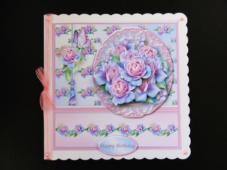 Frosted Roses Cameo Card Mini Kit by Valerie Spowart