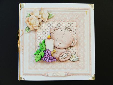 Communion Confirmation Bear Mini Kit & Optional Rose by Valerie Spowart
