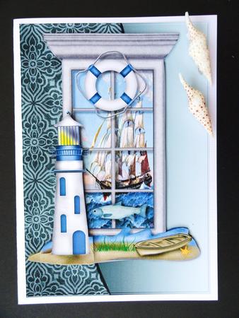 Window Seaview Male by Valerie Spowart